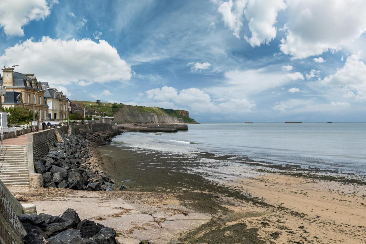 Les Heures Tranquilles - Vue Mer - 50M De La Plage Saint-Côme-de-Fresné Exterior foto